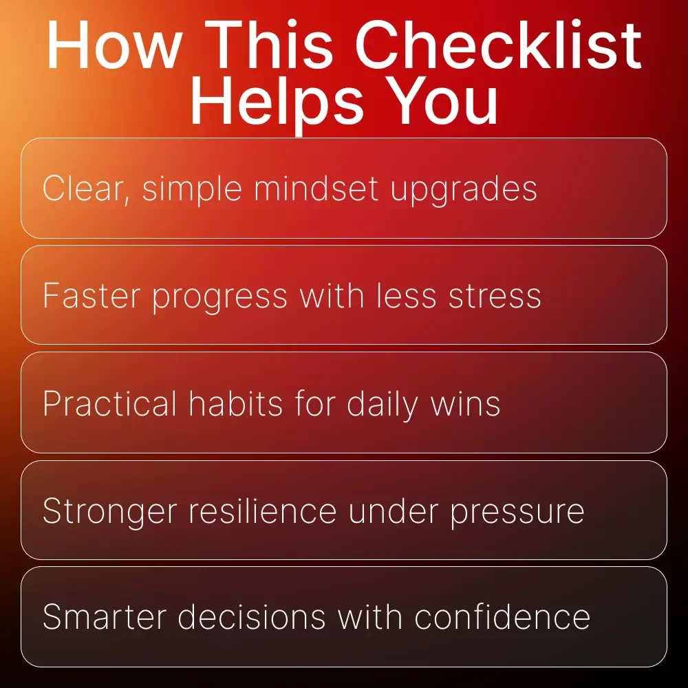 10 Shifts Every New Entrepreneur Needs – Printable Checklist for Mindset Shifts for New Entrepreneurs, Business Mindset Guide, Startup Mindset Worksheet