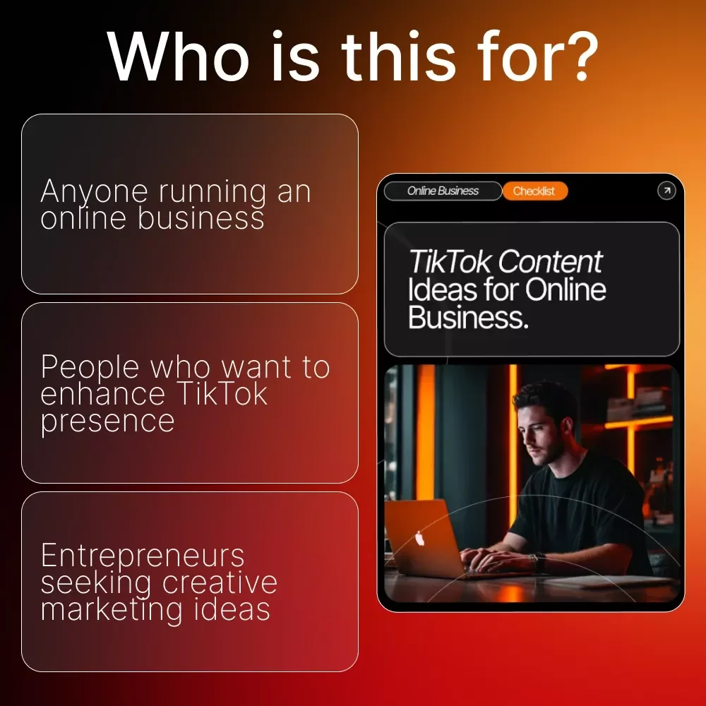 TikTok Content Ideas for Online Business - The Ultimate Checklist for Boosting Your Social Media Presence