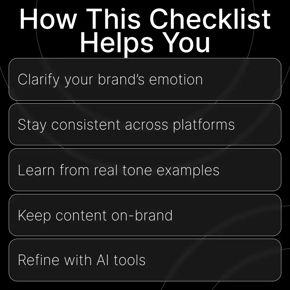Brand Tones That Stick | Master Your Brand Voice with Clarity | Brand Tone Examples Checklist for Entrepreneurs & Creatives | Digital Download