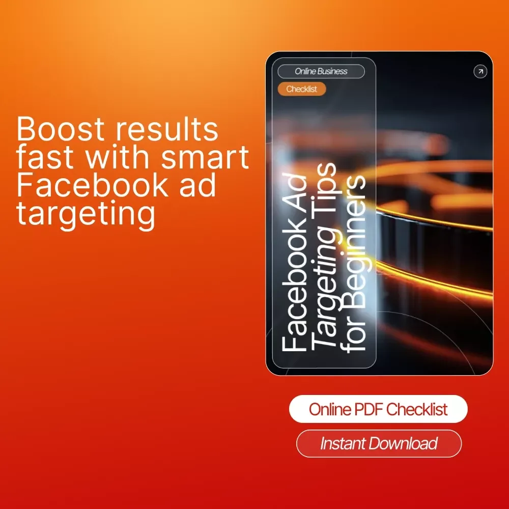 Facebook Ad Targeting Tips for Beginners | Digital Marketing Guide | Step-by-Step eBook for Small Business Owners, Marketers & Creators