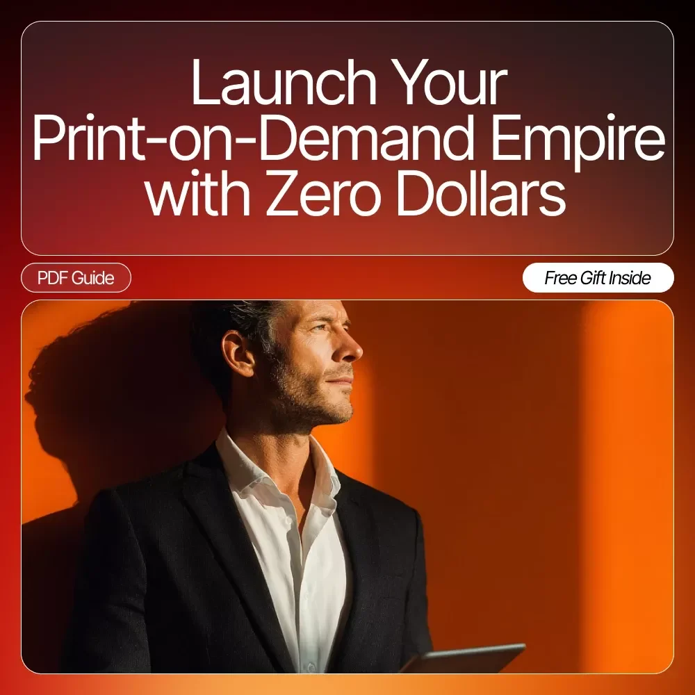 Launch Your Print-on-Demand Empire with Zero Dollars | Beginner POD Guide | Etsy Seller Printable | Digital Download for Starting a Print-on-Demand Business