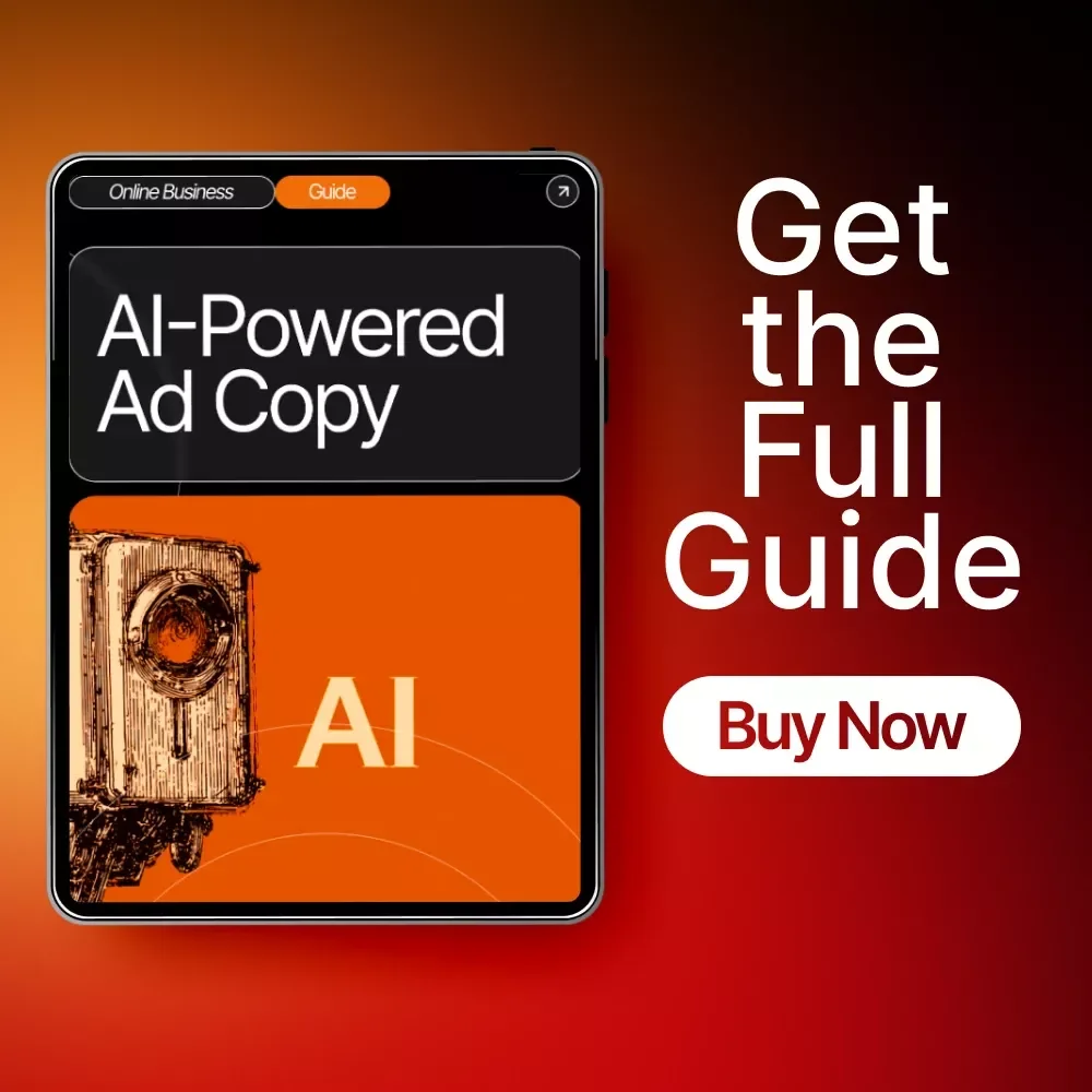 AI-Powered Ad Copy | Ad Copy Basics Using AI | Digital Marketing Guide for High-Converting Ads | Etsy-Style eBook for Small Businesses & Creators
