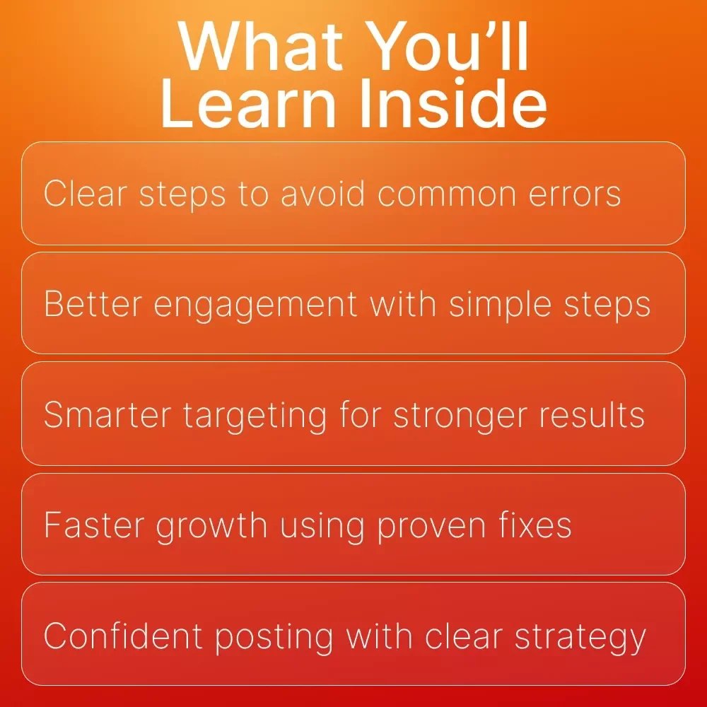 Facebook Marketing Mistakes Beginners Make – Digital Marketing Guide, Social Media Strategy eBook, Facebook Ads Beginner Checklist, Small Business Growth PDF