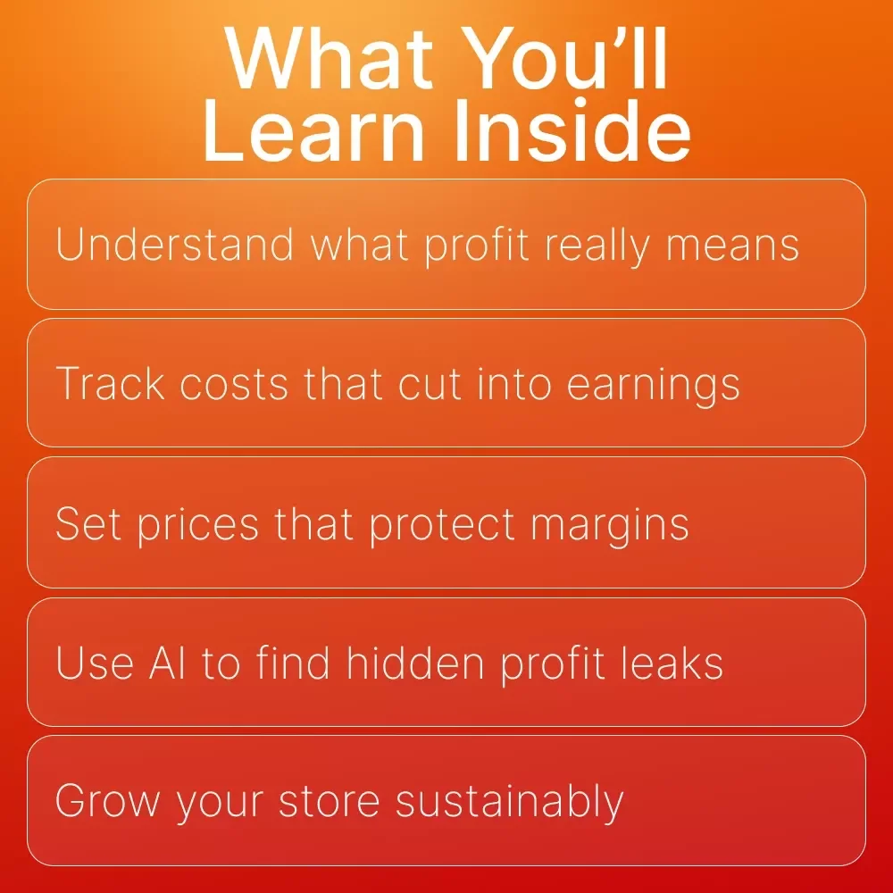 Profit Made Simple for Online Sellers | Easy Step-by-Step eBook on How to Calculate Profit for Your Online Store | Digital Download for Small Business Owners and Entrepreneurs