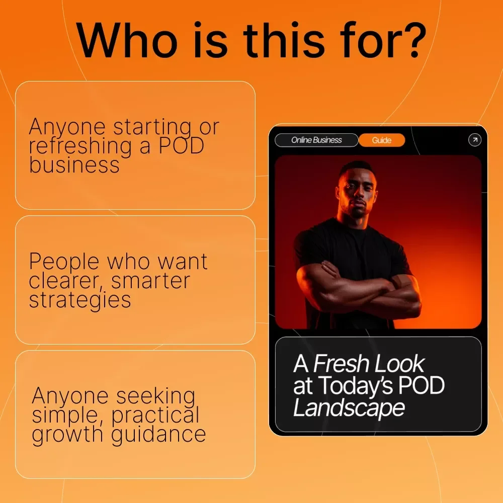 A Fresh Look at Today’s POD Landscape – Print on Demand Guide, POD Trends eBook, Digital Download for Etsy Sellers & Online Creators