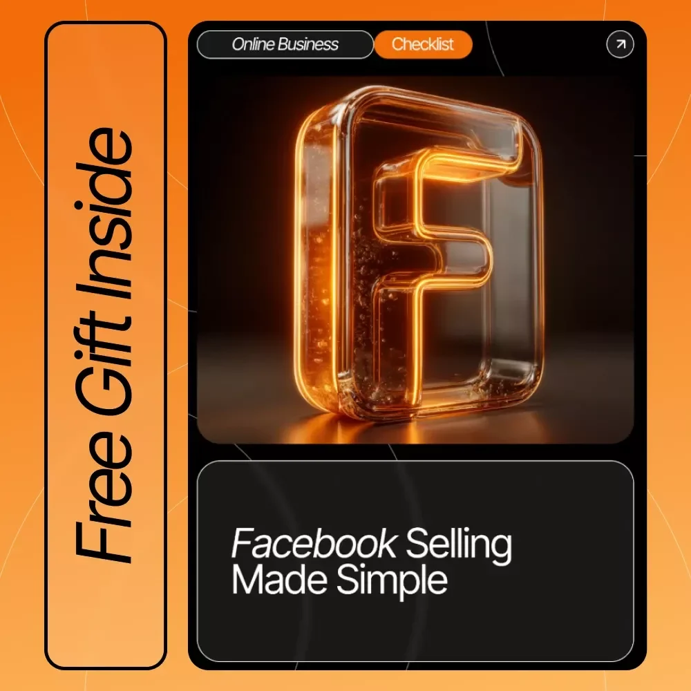Facebook Selling Made Simple – Digital Download Guide for Beginners | Facebook Marketing, Social Media Selling, Small Business Growth