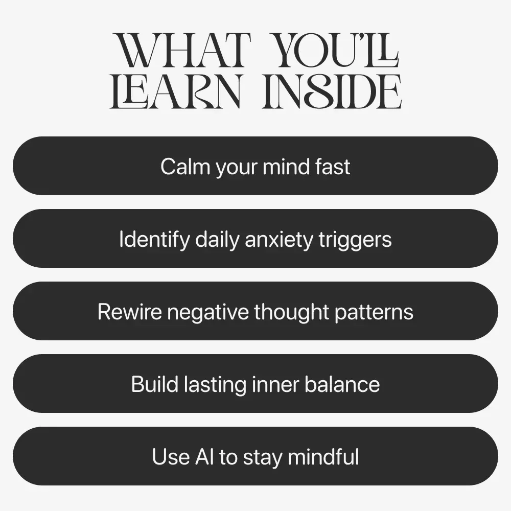 Calm in Your Hands: A Modern Guide to Reducing Anxiety | Digital Guide on How to Reduce Anxiety, Mindfulness Techniques, and Long-Term Stress Relief eBook