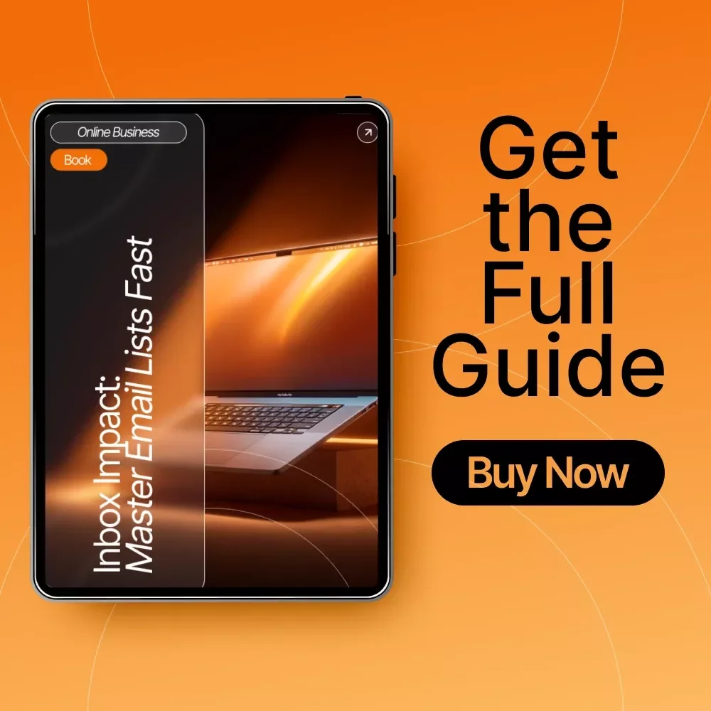 Inbox Impact: Master Email Lists Fast — Email List Basics for Beginners, Digital Download Guide, eBook for Email Marketing Growth, List Building for New Entrepreneurs