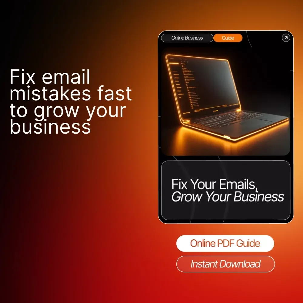 Fix Your Emails, Grow Your Business — Email Marketing eBook, Email Strategy Guide, Deliverability Checklist, AI Email Optimization | Digital Download