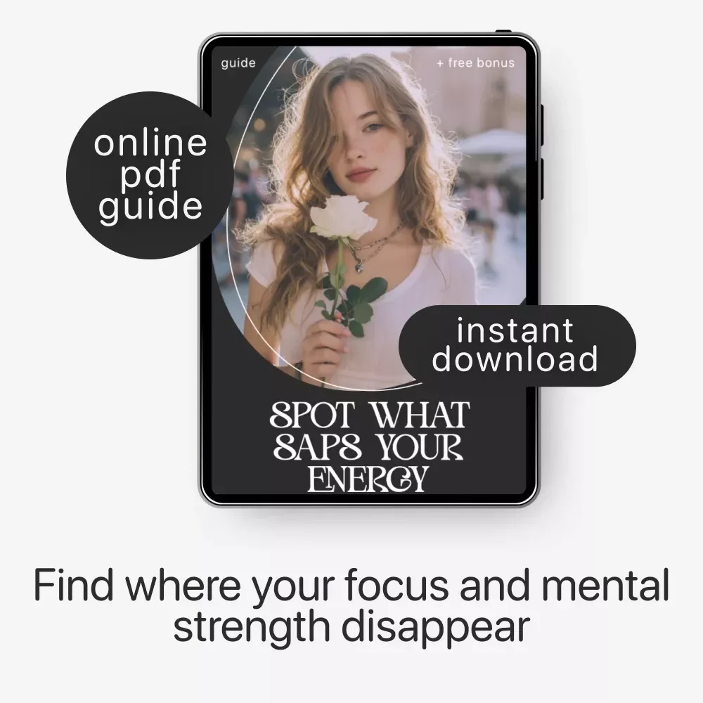 Spot What Saps Your Energy | Mental Clarity & Self-Awareness Guide | Learn How to See What Drains My Mental Energy