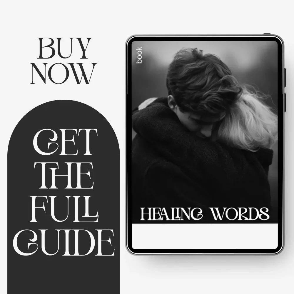 Healing Words | Emotional Healing Apology Guide eBook | Digital Download for Better Communication & Relationship Repair