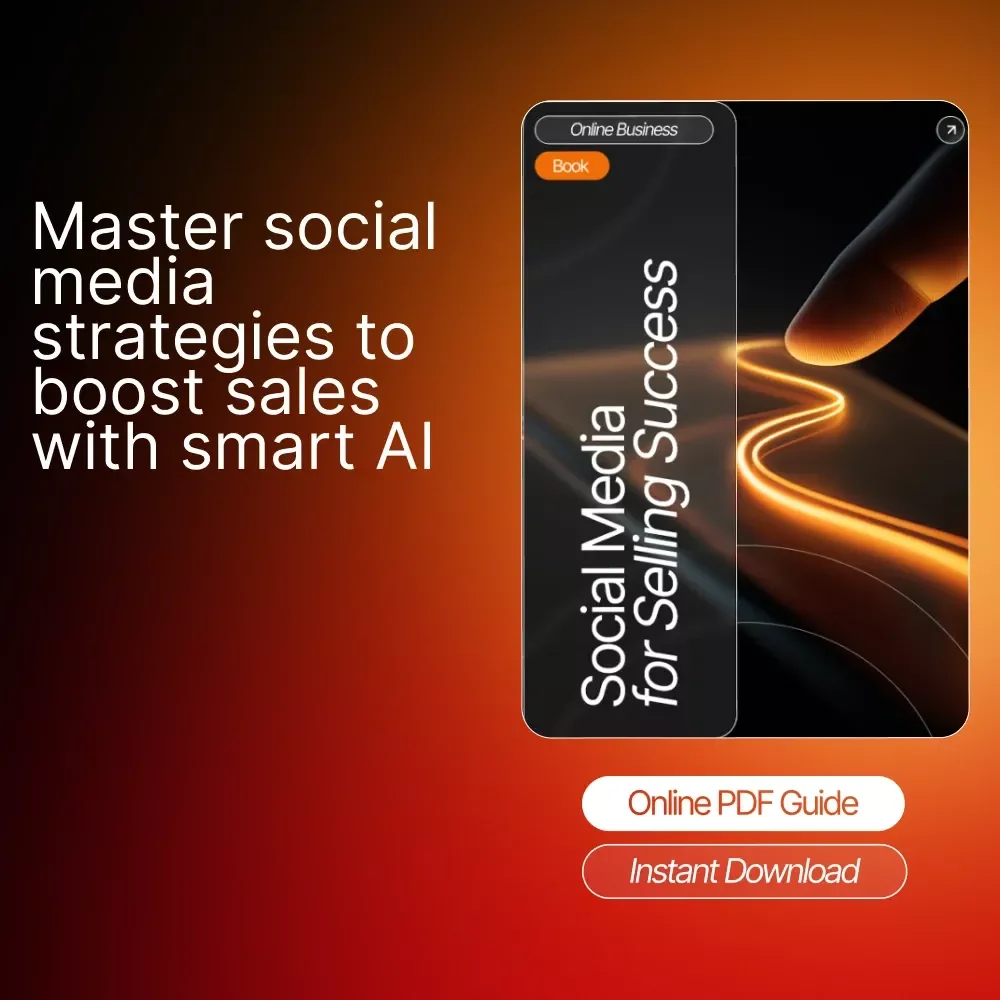 Social Media for Selling Success – Beginner-Friendly eBook for Social Media Basics for Selling, Digital Download, Sales Growth Guide for New Entrepreneurs