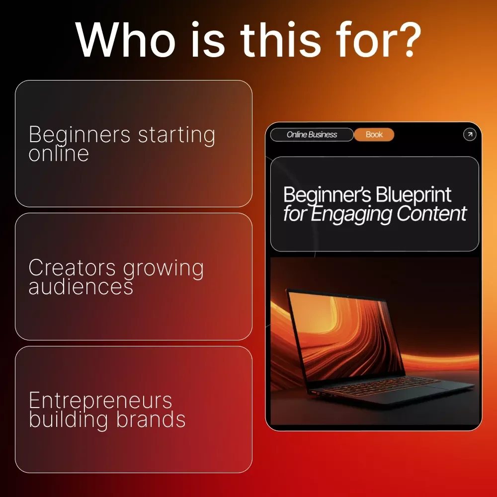 Beginner’s Blueprint for Engaging Content | Step-by-Step Ebook for New Creators | Learn Essential Content Rules for Total Beginners