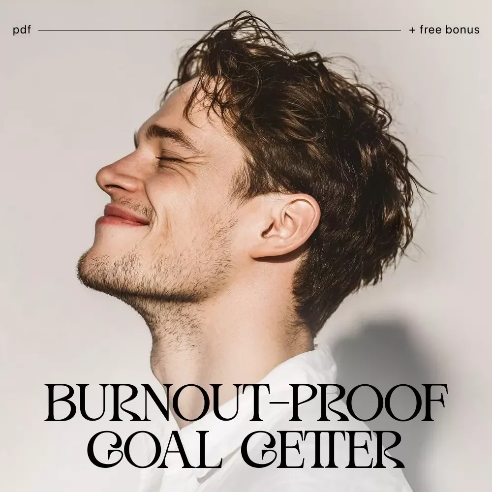 Burnout-Proof Goal Getter | Printable Productivity Checklist | Digital Download for Balanced Success | Learn How to Avoid Burnout While Pursuing Goals