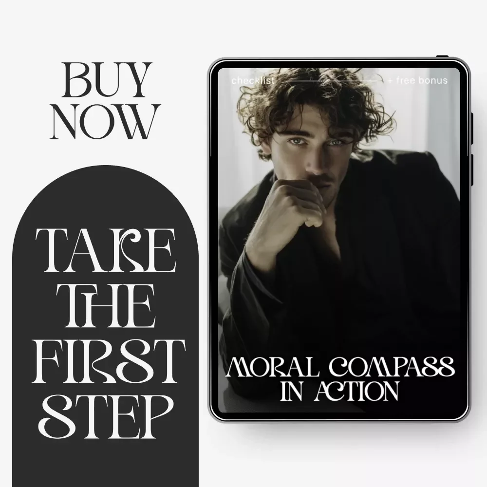 Moral Compass in Action | Ethical Decision-Making Checklist | Learn how to make decisions based on my morals | Printable Self-Reflection Guide for Integrity and Clarity