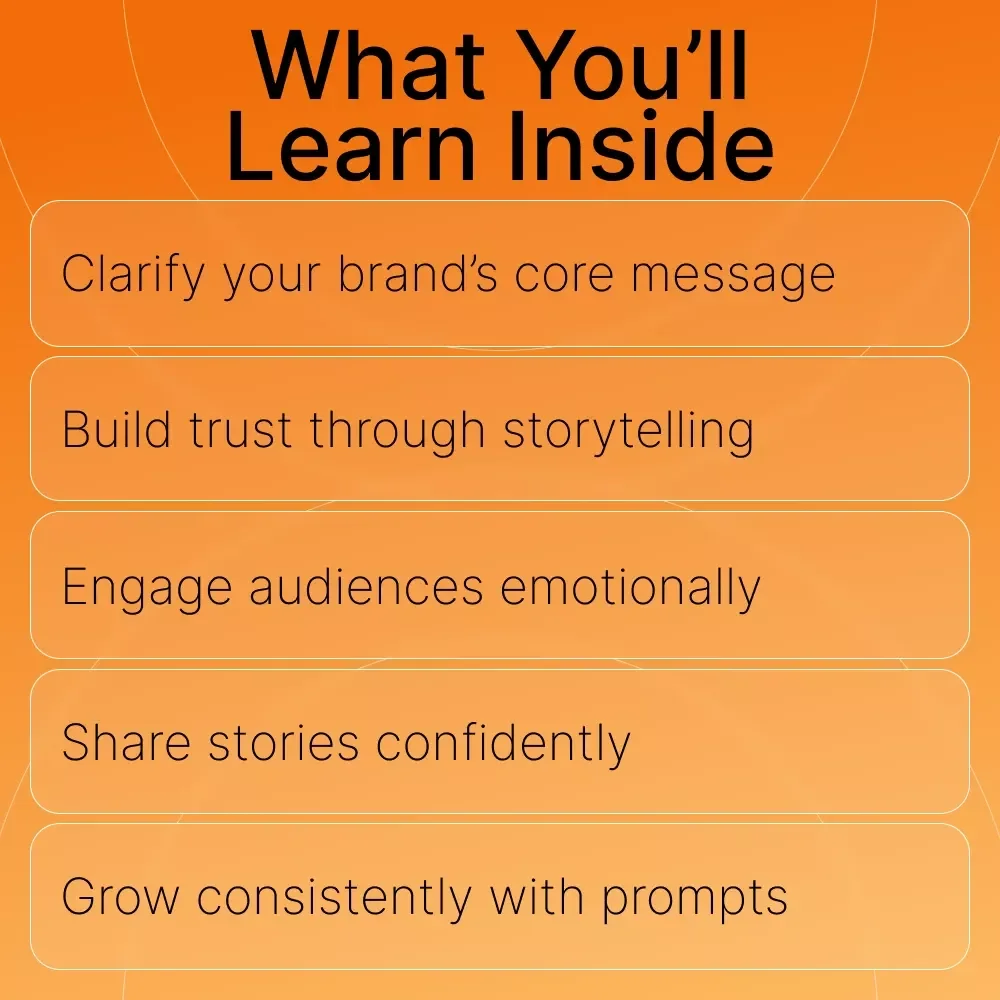 Connect, Inspire, Sell: Your Brand Story Guide | Brand Storytelling eBook | Small Business Marketing | Digital Download