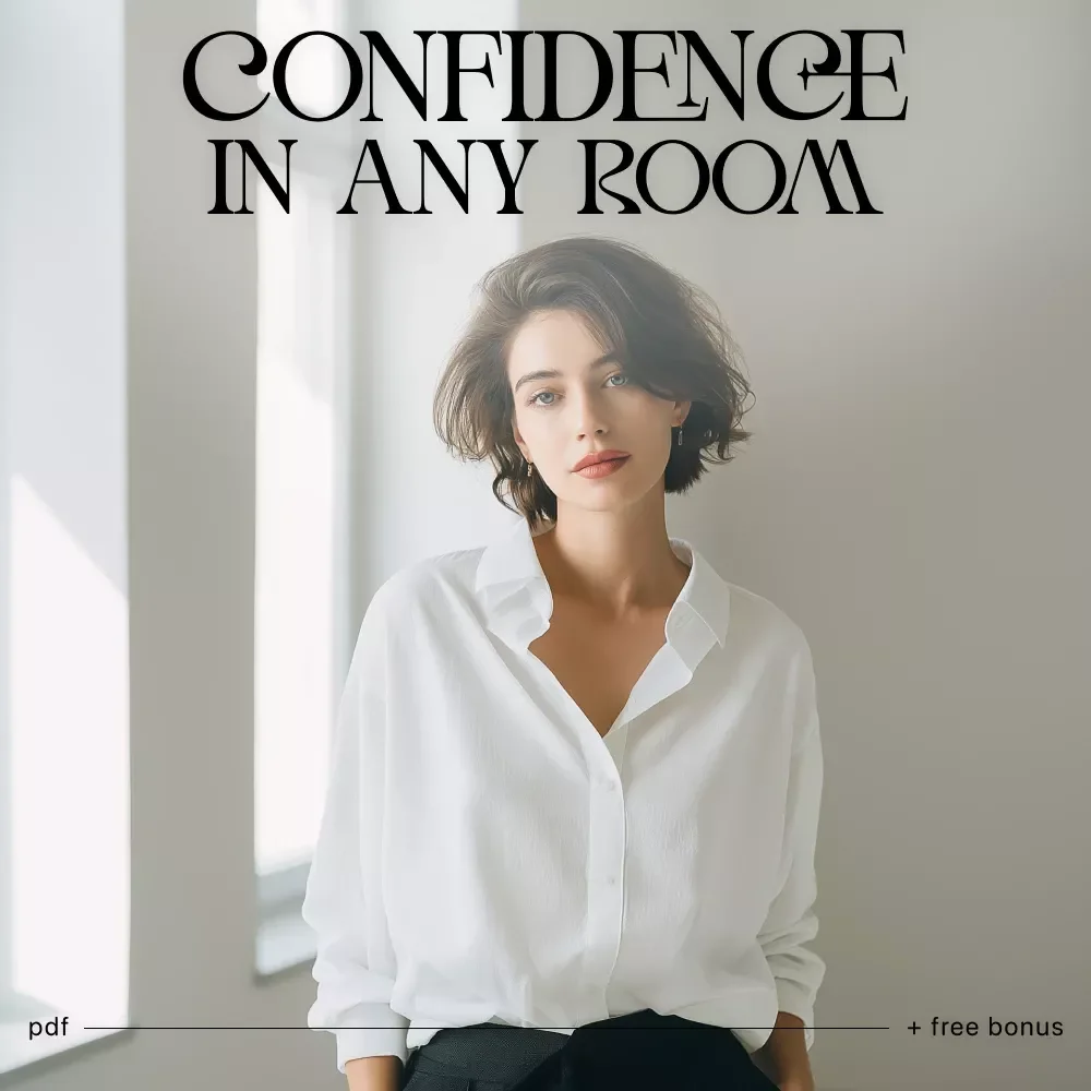 Confidence in Any Room – Social Confidence Checklist | Practical ways to feel confident in social situations | Downloadable Social Skills Guide