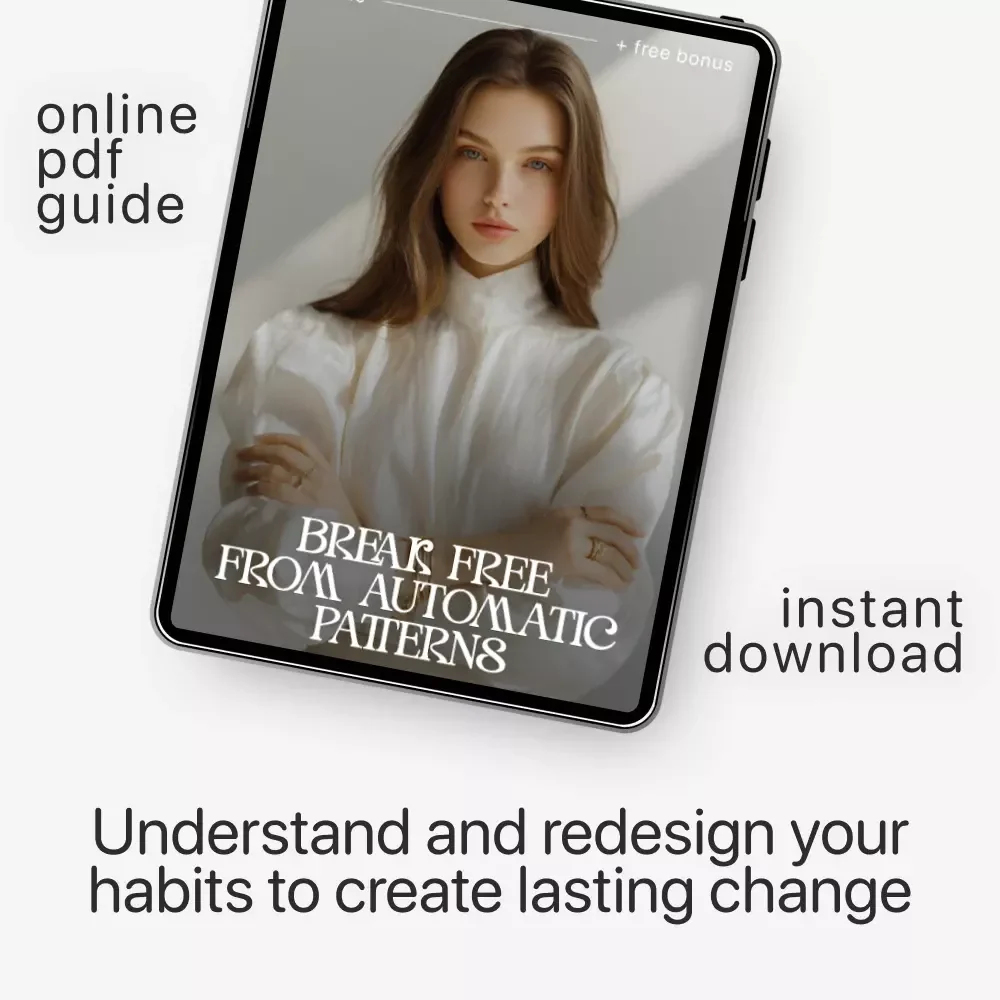 Break Free from Automatic Patterns – Habit Reset Guide, Behavior Change eBook, AI Habit Coaching Workbook for Overcoming Autopilot Routines