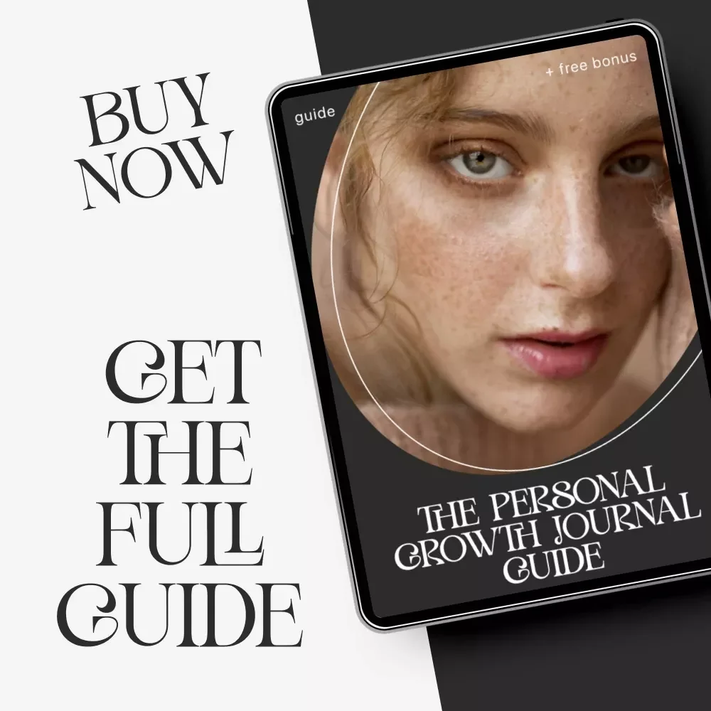 The Personal Growth Journal Guide | Printable Reflection Workbook | How to Use Journaling for Personal Growth