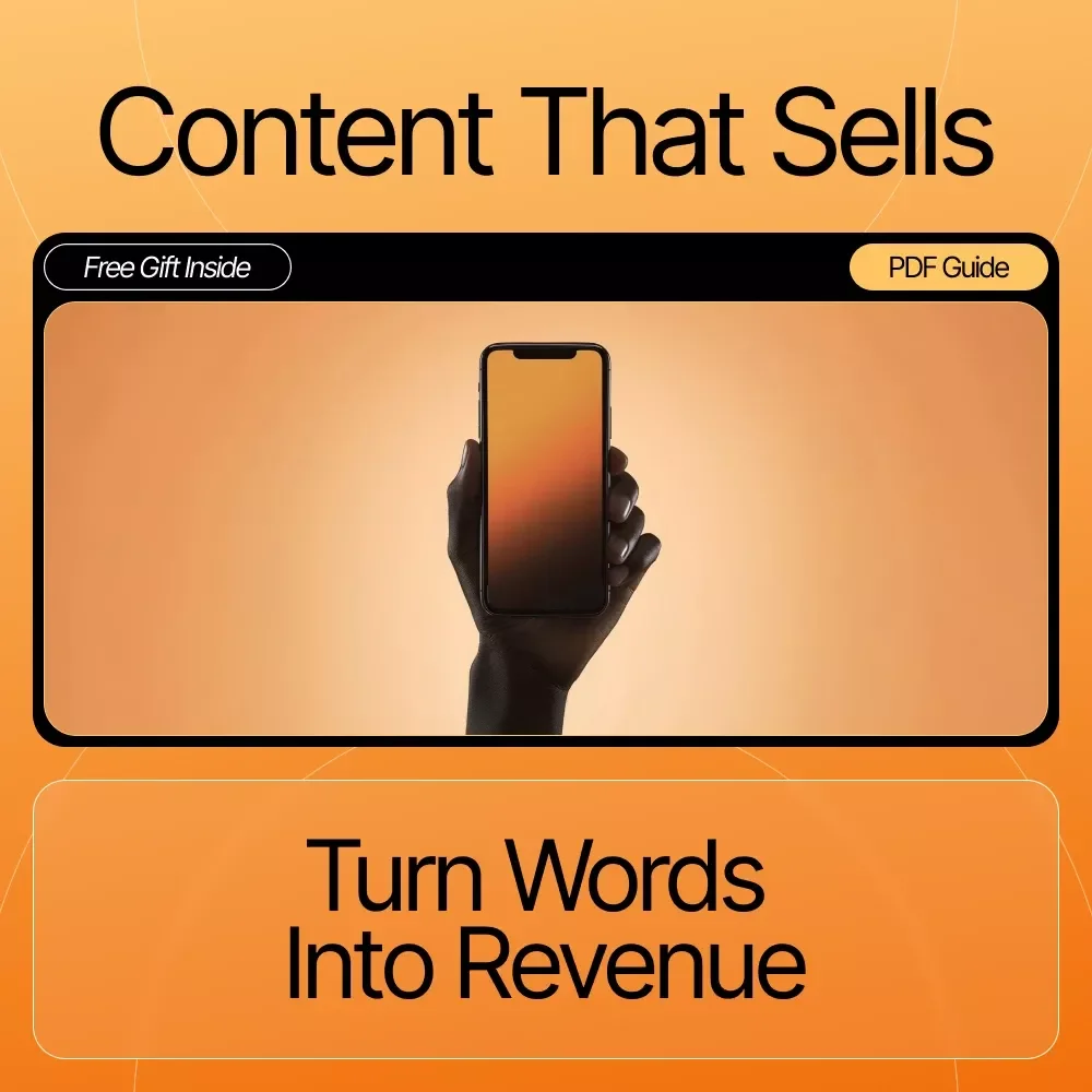 Turn Words Into Revenue: Content That Sells | Ebook for Entrepreneurs, Marketers & Content Creators | Learn Content Types That Bring Buyers