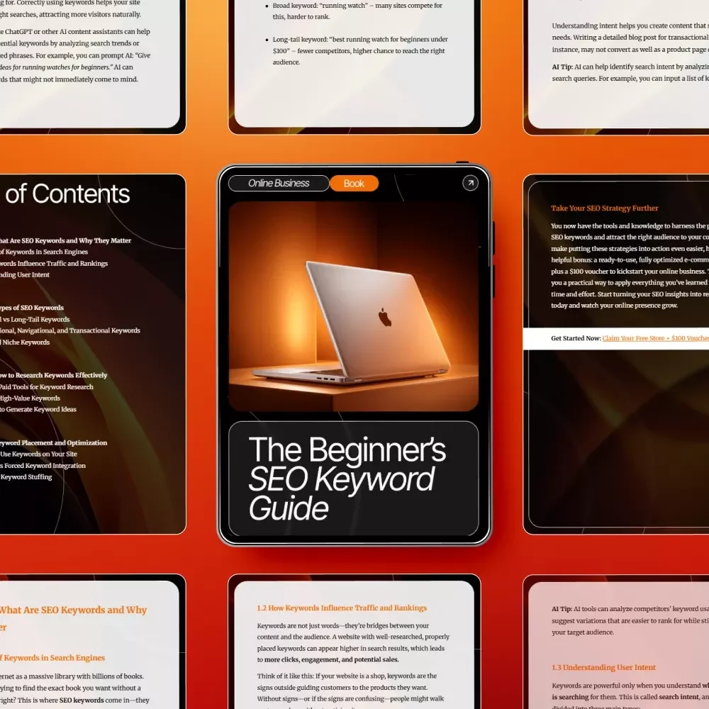 The Beginner’s SEO Keyword Guide | SEO Keywords Explained Simply | Digital Download eBook for Beginners, Keyword Research Starter Guide, SEO Learning Resource