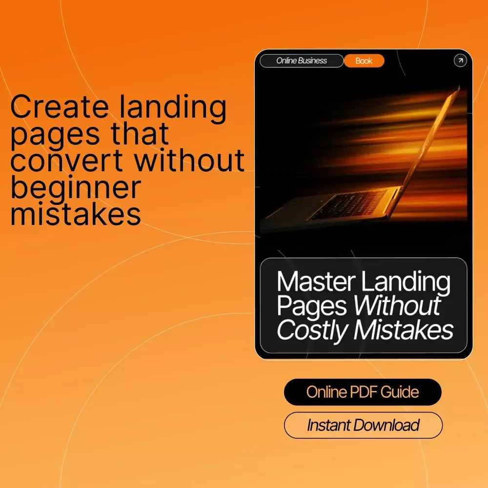 Master Landing Pages Without Costly Mistakes | High-Converting Landing Page eBook | Fix Landing Page Mistakes Beginners Make | Digital Download for Entrepreneurs & Creators