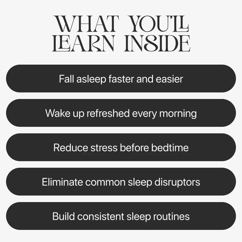 Your Step-by-Step Guide to Restful Nights and Energized Days – Ultimate eBook on How to Improve Sleep Quality Long Term, Healthy Sleep Routine, Insomnia Help, Sleep Optimization Digital Download