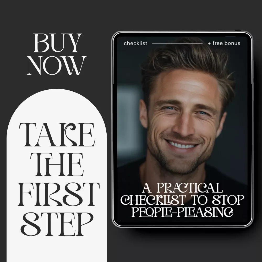 A Practical Checklist to Stop People-Pleasing | How to Stop People-Pleasing Digital Download, Self-Boundary Guide, Printable Personal Growth Checklist