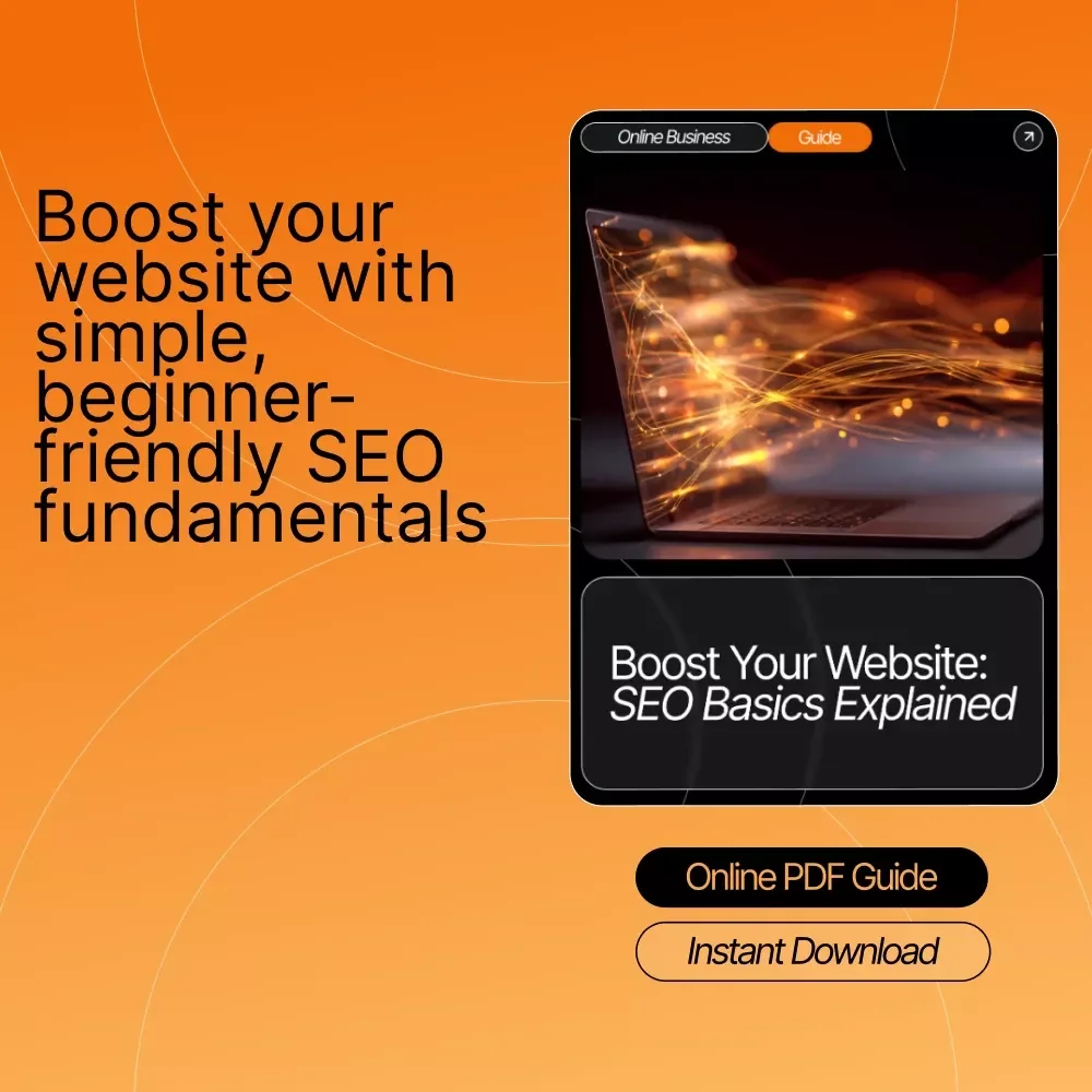 Boost Your Website: SEO Basics Explained – Beginner-Friendly SEO Guide | Digital Download for Small Business | seo basics for beginners