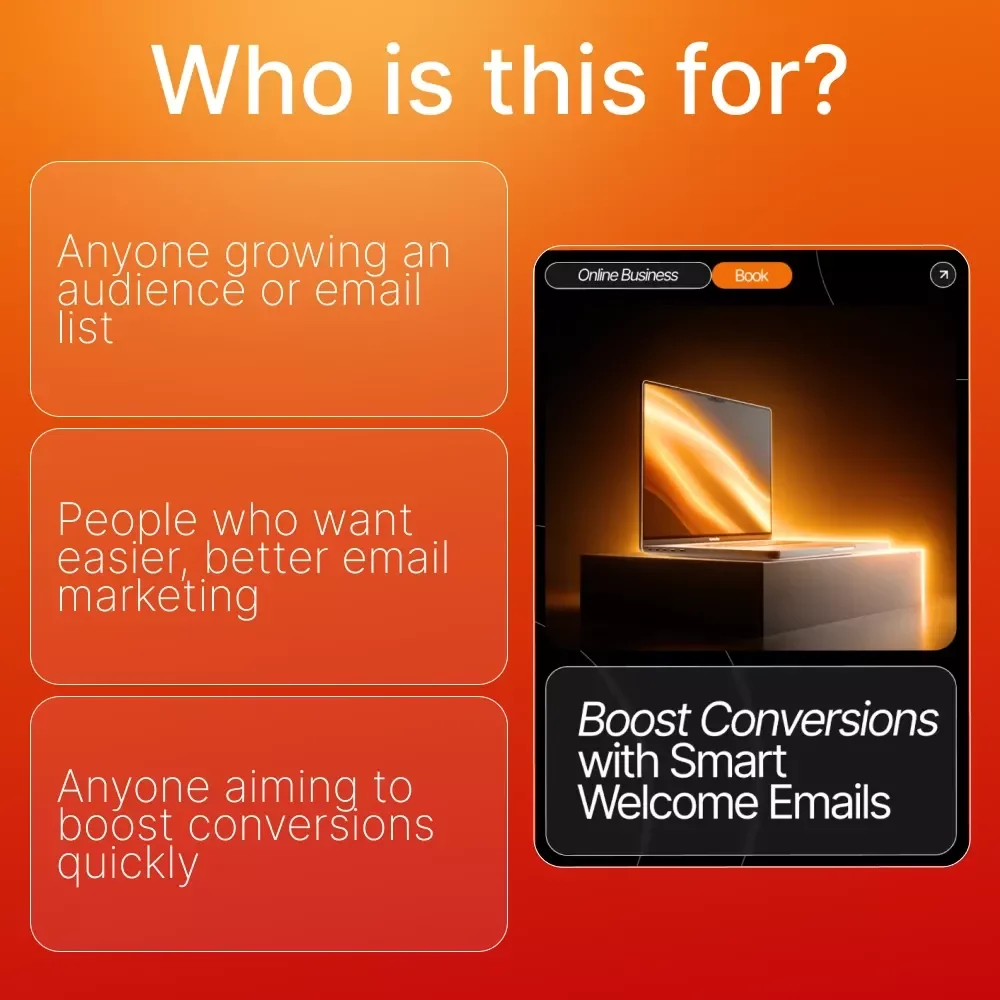 Boost Conversions with Smart Welcome Emails | High-Converting Email Marketing Guide | Digital Download eBook for Entrepreneurs & Etsy Sellers