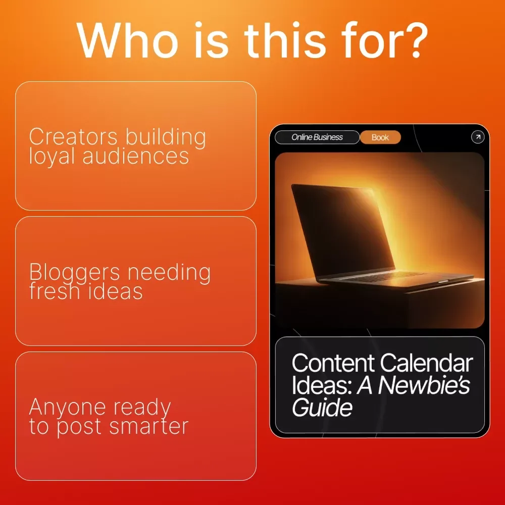 Content Calendar Ideas: A Newbie’s Guide | Easy Strategy Ebook for Beginners | Plan, Create & Schedule with Confidence | Learn Content Calendar Ideas for Newbies