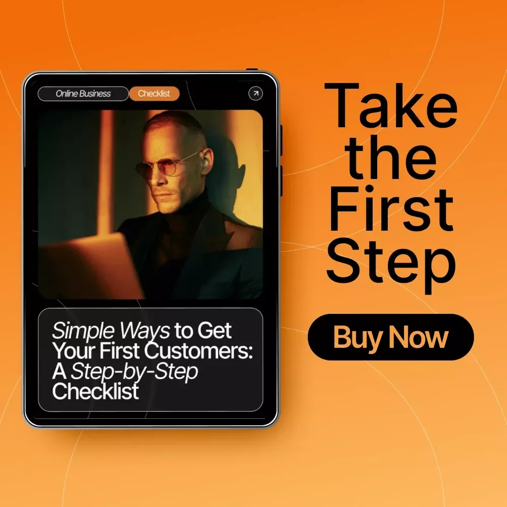 Simple Ways to Get Your First Customers | Digital Download Checklist for New Entrepreneurs, Creators & Small Business Owners | Easy Marketing Tips & Simple Ways to Get First Customers