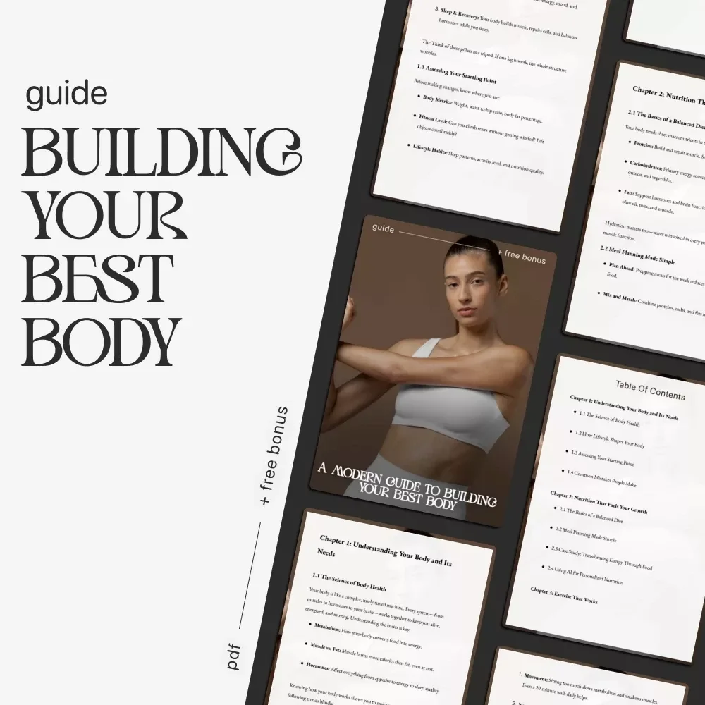 A Modern Guide to Building Your Best Body – Digital Wellness Guide | How to Build Healthier Body with Science, Nutrition & Fitness