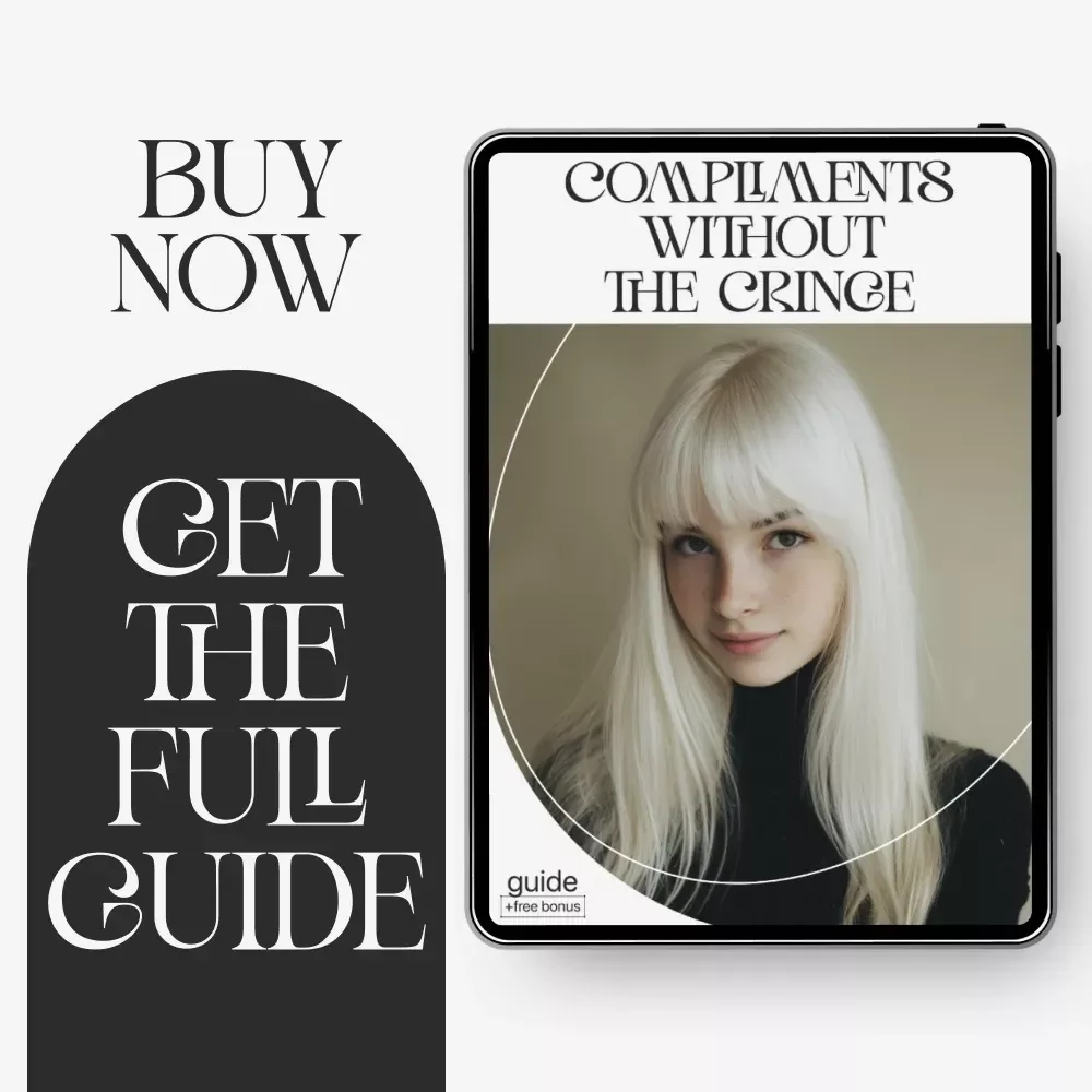 Compliments Without the Cringe | Confidence-Building Guide for How to Stop Feeling Weird About Compliments | Self-Improvement eBook Download