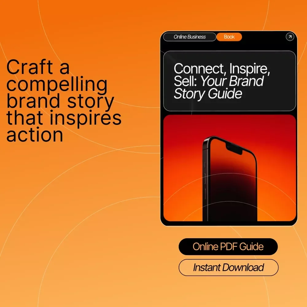 Connect, Inspire, Sell: Your Brand Story Guide | Brand Storytelling eBook | Small Business Marketing | Digital Download