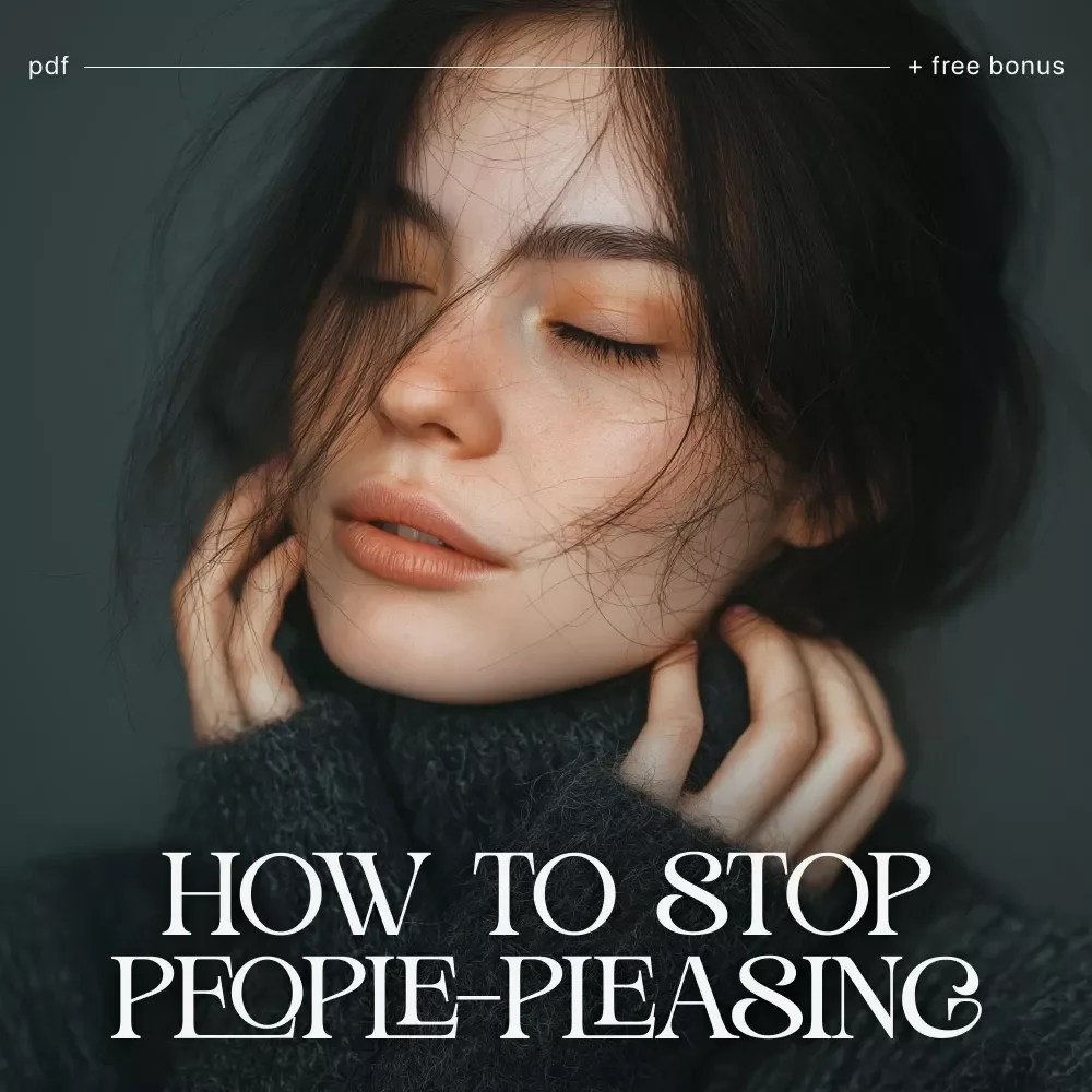 A Practical Checklist to Stop People-Pleasing | How to Stop People-Pleasing Digital Download, Self-Boundary Guide, Printable Personal Growth Checklist