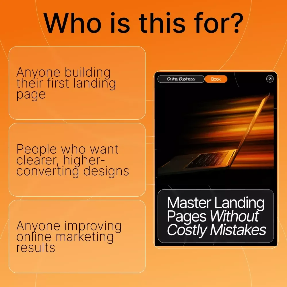 Master Landing Pages Without Costly Mistakes | High-Converting Landing Page eBook | Fix Landing Page Mistakes Beginners Make | Digital Download for Entrepreneurs & Creators