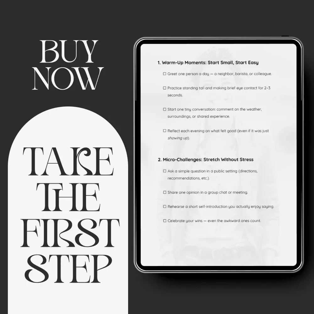 Social Confidence, Step by Step | Social Confidence Guide | Digital Download Self-Help eBook for Social Skills & Personal Growth