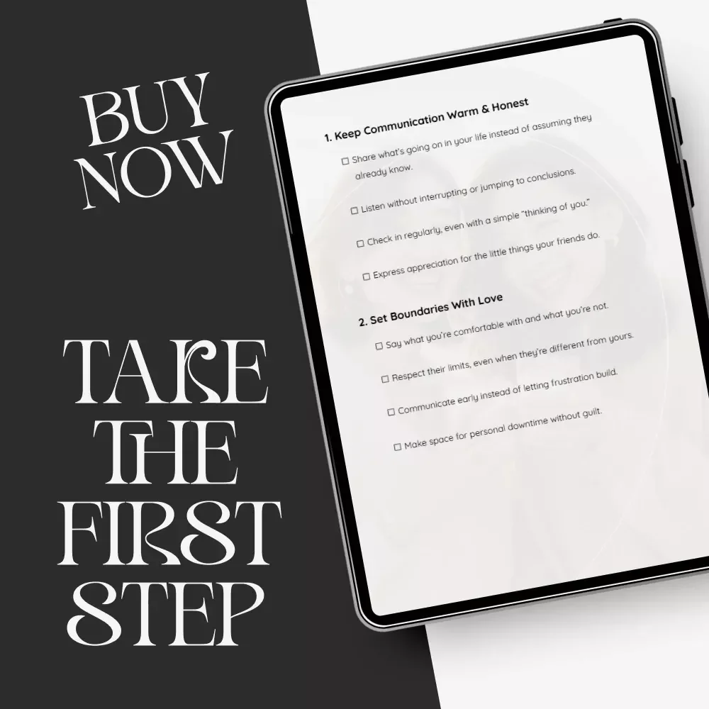 Healthy Friendship Habits | Digital Download Guide for Better Communication, Boundaries & Meaningful Connections | Self-Growth eBook for Stronger Friendships