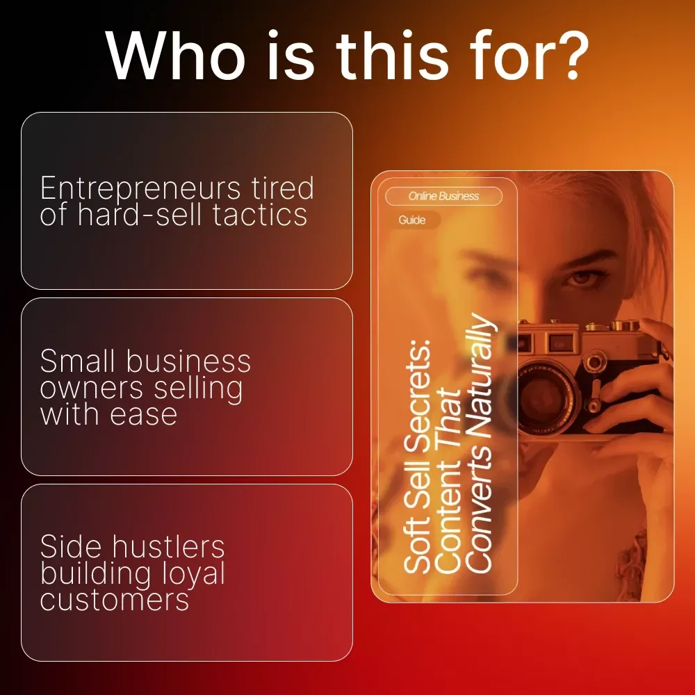 Soft Sell Secrets: Content That Converts Naturally | Digital Guide for Creators & Entrepreneurs | Learn Content Ideas for Selling Softly Without Pressure