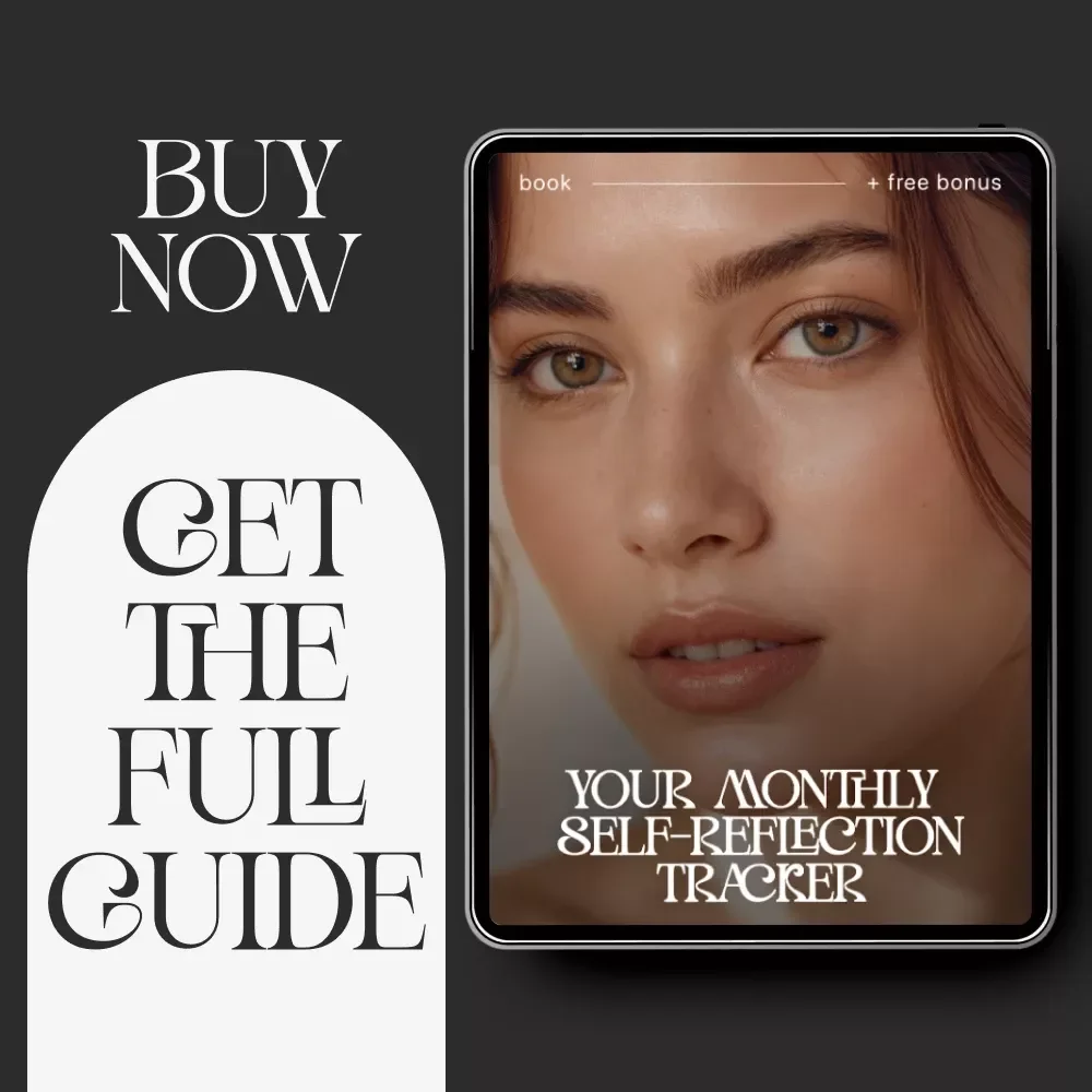 Your Monthly Self-Reflection Tracker | Monthly Self Reflection Tracker eBook & Personal Growth Journal Guide