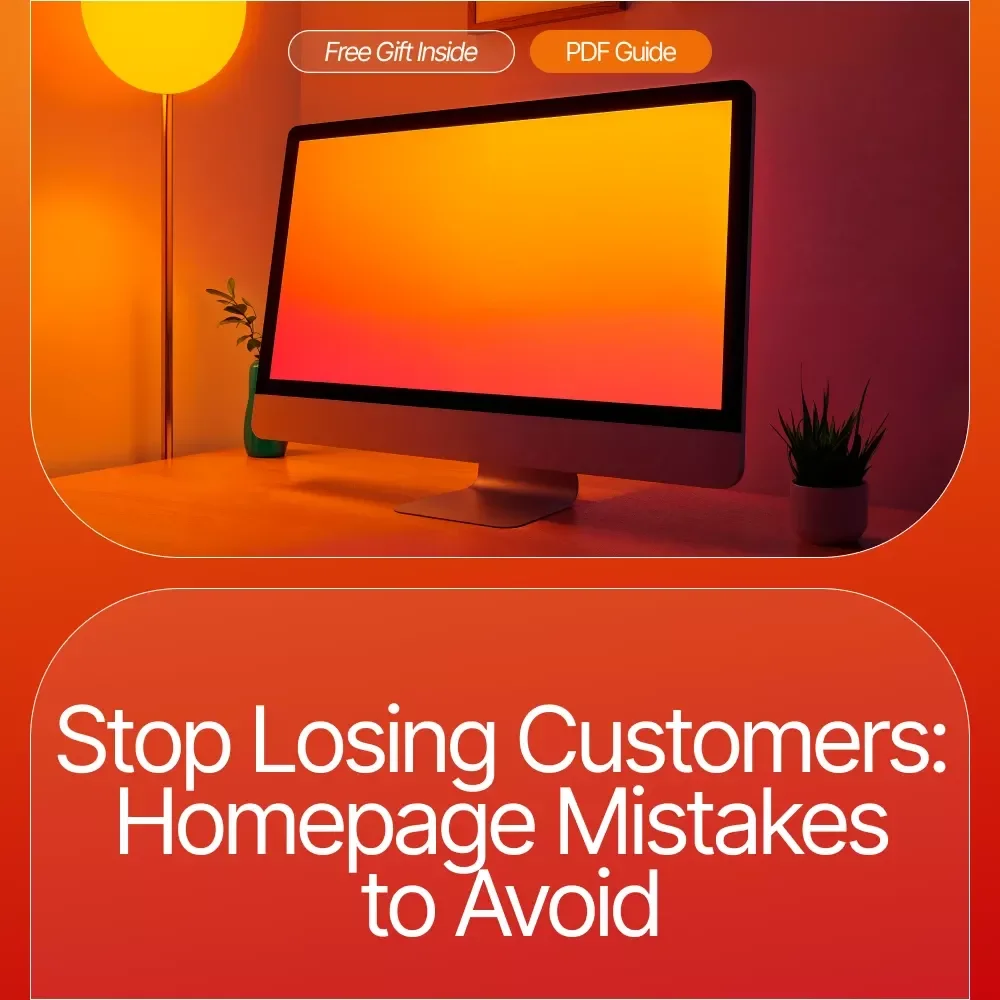 Stop Losing Customers: Homepage Mistakes to Avoid – Website Optimization Guide for Online Store Owners, Conversion Rate Boosting eBook, Homepage Audit Checklist Digital Download