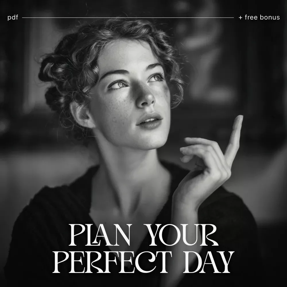 Focus & Energy: Plan Your Perfect Day | Printable Daily Routine Checklist | How to Plan Your Day for Focus and Energy