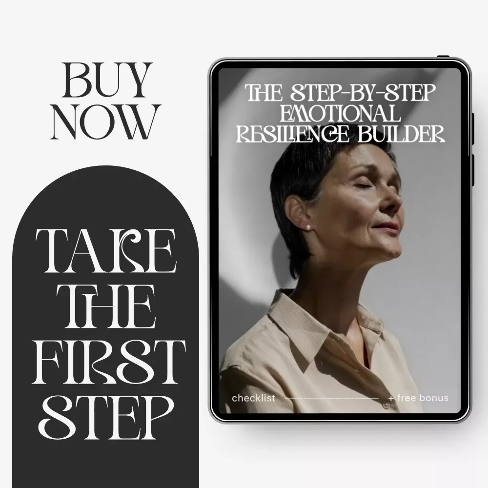 The Step-by-Step Emotional Resilience Builder | Printable Self-Growth Checklist | Digital Download on How to Build Emotional Resilience Step by Step