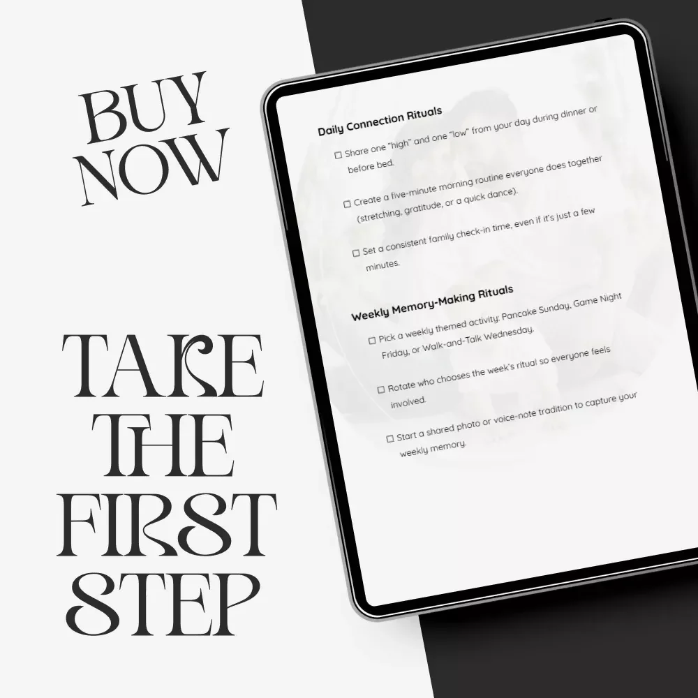 Family Rituals for Closer Bonds | Printable Family Ritual Guide, Daily & Weekly Connection Ideas, Parenting eBook, Digital Download