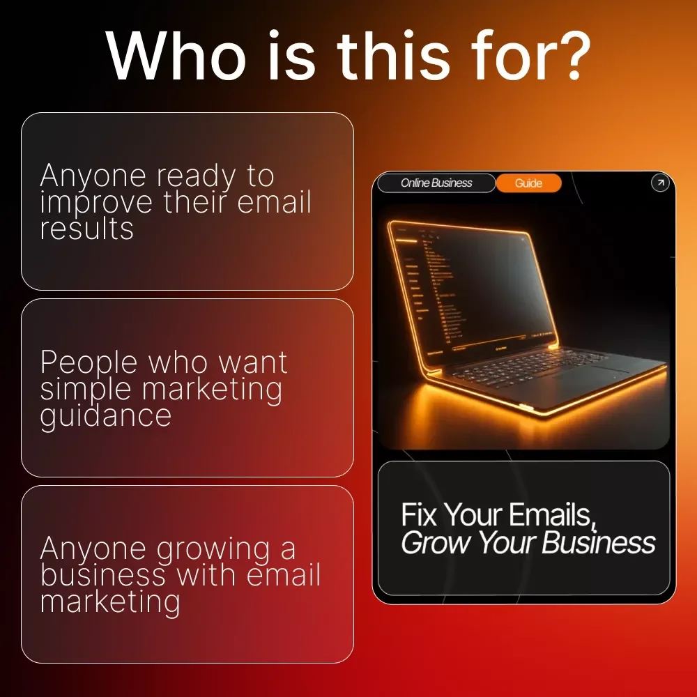 Fix Your Emails, Grow Your Business — Email Marketing eBook, Email Strategy Guide, Deliverability Checklist, AI Email Optimization | Digital Download