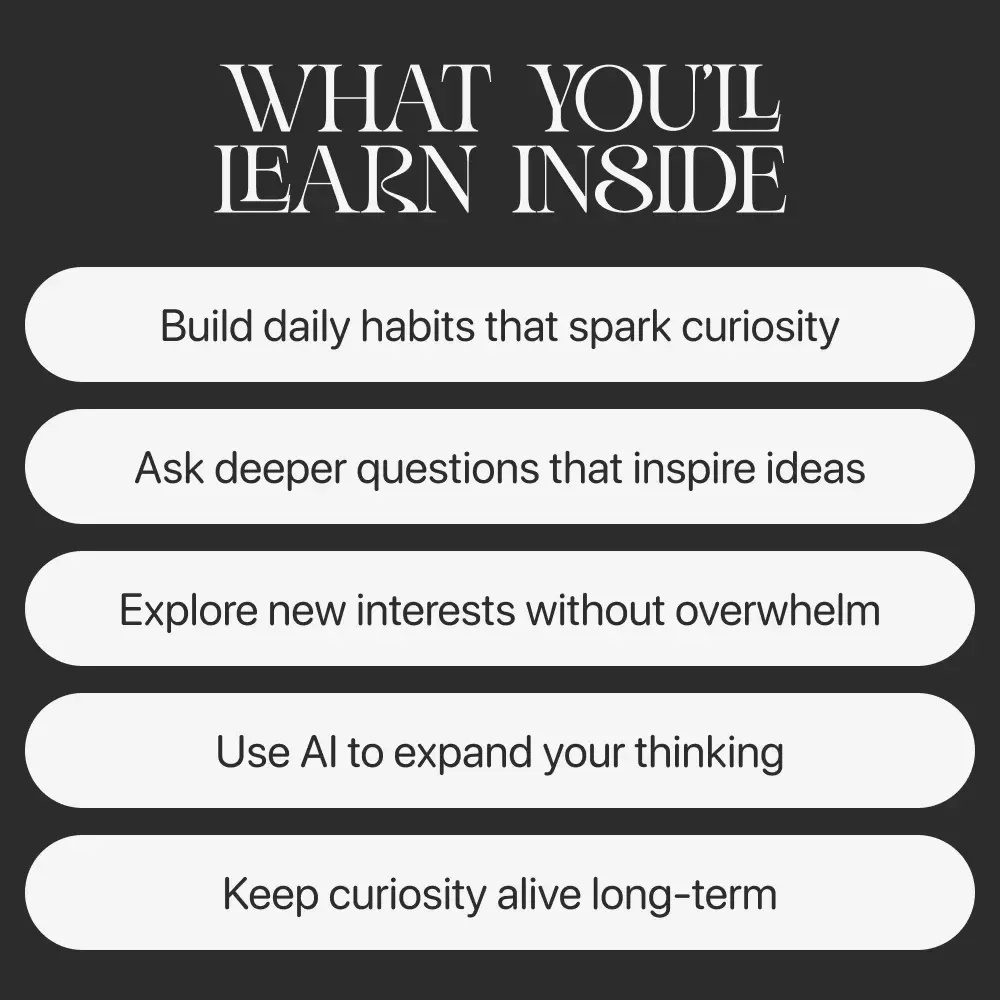 Awaken Your Curiosity | Self-Discovery eBook | Learn How to Cultivate Curiosity and Reignite Wonder in Daily Life