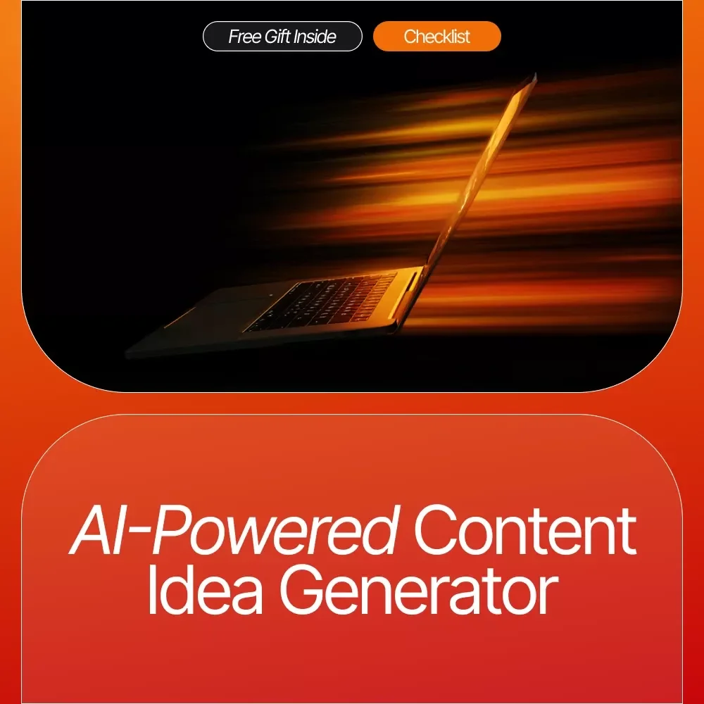 The AI-Powered Content Idea Generator Checklist | Digital Download for Creators & Entrepreneurs | Endless Content Ideas Using AI for 2026 and Beyond