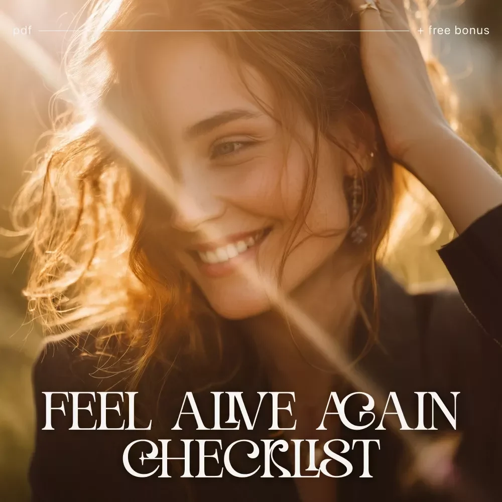 Feel Alive Again Checklist – Digital Download Self-Care Guide, Mindfulness eBook, Daily Wellness Routine, Mental Health Checklist, Quick Reset Practices