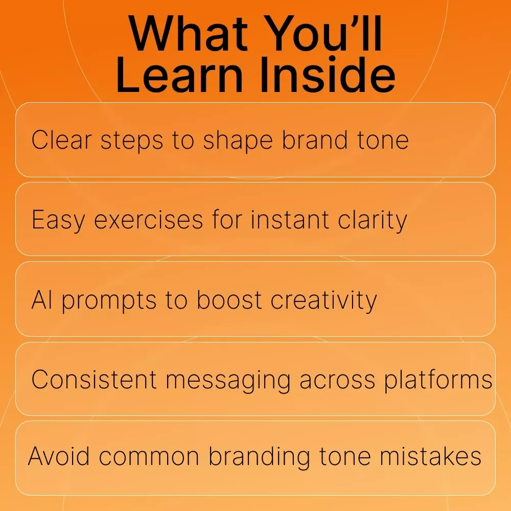 Brand Tone Secrets Every Beginner Should Know | Digital Guide for Entrepreneurs, Creators & Small Businesses | Brand Tone Ideas for Beginners | Learn How to Build a Consistent, Memorable Brand Voice